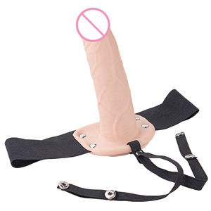 Tragbarer Penis riemen auf hohlem Dildo Soft Matt PU Hochwertiger Nylon Dildo PVC Harness Gürtel Sexspielzeug für Frauen - Product Image 2