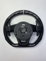 Pour Audi A3 A4 A5 A6 A7 Q3 Q5 Q7 S3 S4 S5 RS3 RS4 RS5 RS6 RS7 B8 B9 avec accessoires de volant de voiture personnalisés en fibre de carbone LED