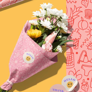 Giấy gói quà bó hoa dày, chất lượng cao, in ấn tùy chỉnh - Product Image 5