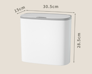 14L phòng tắm Thùng rác có thể có nắp đậy, mỏng thông minh tự động touchless Thùng rác có thể, cảm biến nhựa không thấm nước Thùng rác bin - Product Image 5