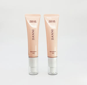 Tube cosmétique vide à pompe sans air |   Emballage compressible pour fond de teint, crème BB CC et écran solaire - Product Image 1