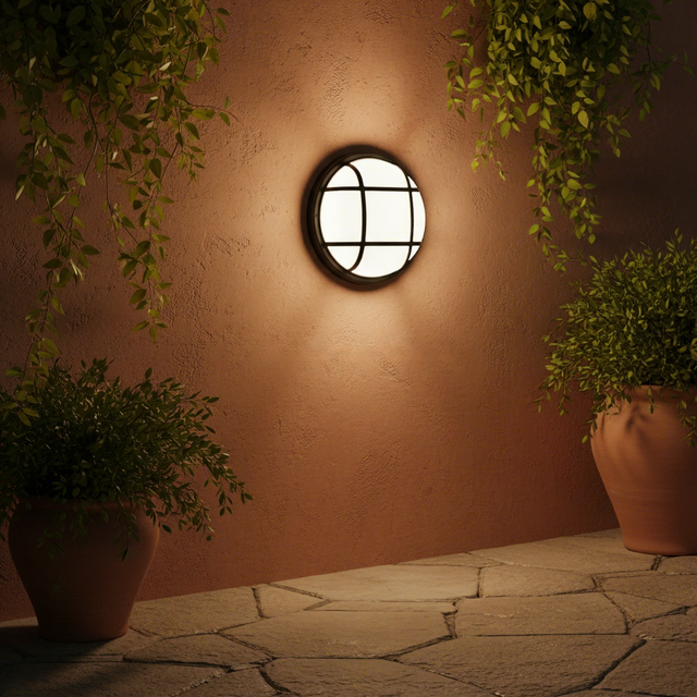 Decorative Wall Mounted LED Wall Lights 12 Watts Bulkhead Light