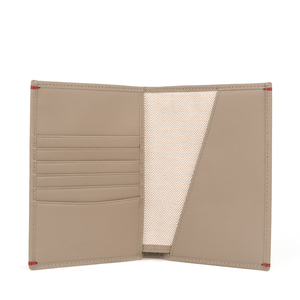 Sacs à deux volets voyage de luxe en cuir tanné végétal porte-passeport personnalisé RFID avec fermeture éclair portefeuilles porte-carte - Product Image 2