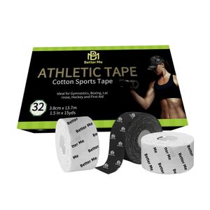 เทปพันกีฬาแบบฉีกง่าย OEM/ODM ผลิตจากซิงค์ออกไซด์ ขนาด 5 ซม. x 5 ม. แข็งแรง ทนทาน พร้อมกาวระบายอากาศ สำหรับกีฬา ใช้ได้ทั้งชายและหญิง - Product Image 1