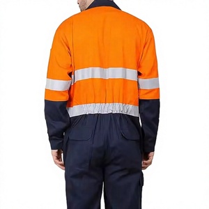 Conjunto de Ropa de Trabajo de Alta Visibilidad Reflectante y Resistente a las Llamas, Uniforme de Seguridad Industrial, Ropa Protectora para la Construcción, Equipo de Utilidad - Product Image 3