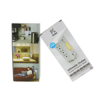 Boîte en carton recyclable personnalisée avec revêtement UV, laminage mat et gaufrage pour appareils photo et électronique grand public (conception pliable)