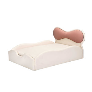 Cama para mascotas personalizable con estilo 2024, algodón lavable suave de lujo con piel sintética de goma de terciopelo, diseños para mascotas pequeñas - Product Image 6