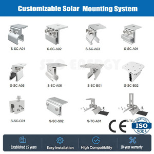 Abrazaderas Solares para Techo Kliplok 406 <span class=keywords><strong>Kalzip</strong></span> para Montaje de Paneles Solares en Techos Metálicos Comerciales de Lámina Ondulada - Product Image 3