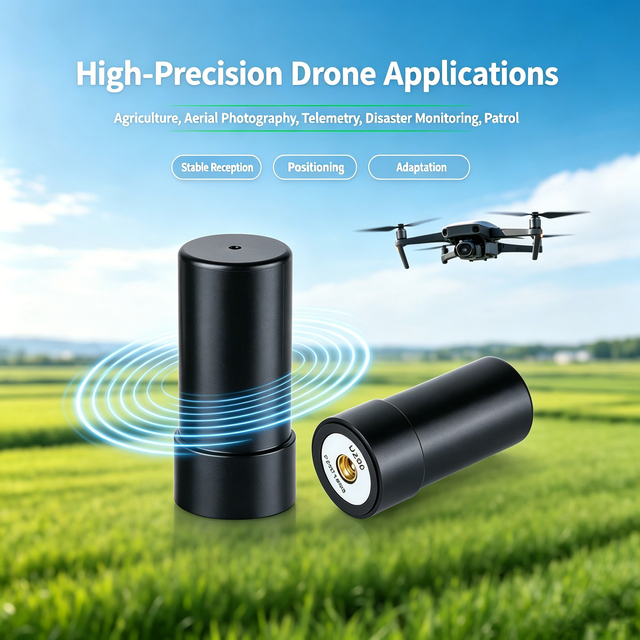 XYZ-GNSS High Precision RTK GNSS Helical Antenna U200 Support GPS GLONASS Galileo BDS for Drone Handheld Device YH-609 YH-901