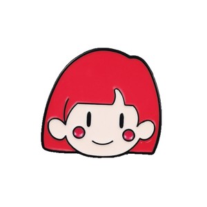 Broche en métal Fille Souriante <span class=keywords><strong>de</strong></span> Dessin Animé, Badge Tête <span class=keywords><strong>de</strong></span> Poupée Mignonne, Accessoires Personnalisés, Décoration <span class=keywords><strong>de</strong></span> Sac à Dos Anime <span class=keywords><strong>Avatar</strong></span> - Product Image 2