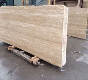 Losa de piedra de mármol travertino turco, piedra Natural, Crema traventin, textura de madera, azulejos de travertino de mármol - Product Image 2