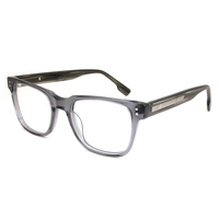 Montures de lunettes en acétate tendance 2024 pour hommes, montures de lunettes de luxe de marque, lunettes de vue en gros, Chine