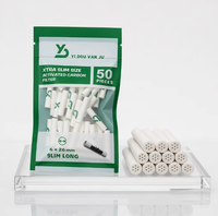 Embouts de filtre à cigarettes jetables en céramique et charbon actif de 6 mm, modernes, écologiques, biodégradables, sains, compatibles OEM
