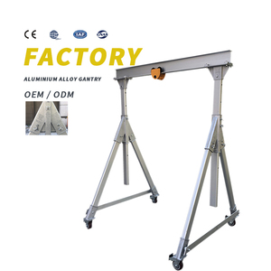 Grue à portique en aluminium automatique, petite et portable, 3 tonnes, certifiée ISO CE, hauteur de levage de 5 m, prix de gros - Product Image 1