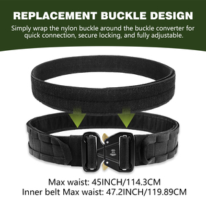 Ceinture Tactique Utilitaire de Sauvetage pour Hommes en Gros, en Nylon Oxford Durable avec Boucle Métallique et Pochette pour Chargeur, Accessoires pour <span class=keywords><strong>Utilisation</strong></span> Extérieure - Product Image 5