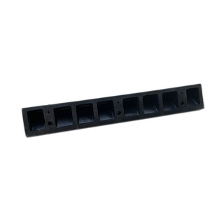Barreras de estacionamiento de caucho Tianji de 1000x150x150mm, tope de rueda para posicionamiento de karts y camiones - Product Image 1