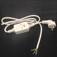 Disjoncteur différentiel domestique 3*1.0 carré 16A conforme à la norme européenne, protection électrique contre les fuites de courant, prise PRCD