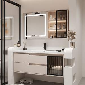 Classic <strong>Bathroom</strong> Vanity Cabinet with Antique <strong>Style</strong> Timeless Elegance - Product Image 1