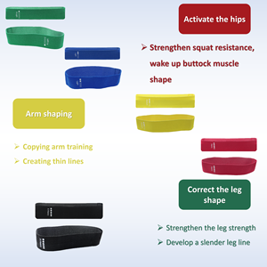 بالجملة مصنع النسيج الورك الأرداف المقاومة مجموعات الأرداف مخصصة الشعار مع الحقيبة القطنية البوليستر والشرابات التدريب - Product Image 4