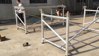 TECHTEAM ST10 Plateforme de Scène en Alliage d'Aluminium 6082-T6 pour Concerts, Mariages, Événements Extérieurs, Système de Support de Pont de Scène, Plateforme de Scène