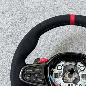 Volant en fibre de carbone pour BMW CS Série G <span class=keywords><strong>F30</strong></span> G07 G20 G22 G23 G26 G80 G81 G30 G32 G34 G36 G80 G84 F90 M3 M4 M5 M Sport - Product Image 5