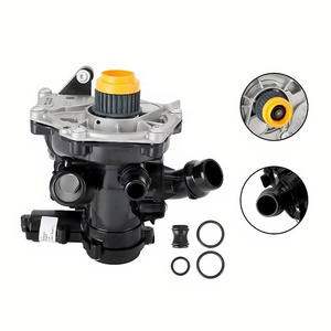 Ensemble de boîtier de thermostat 06L121111H pour VW <span class=keywords><strong>Golf</strong></span> <span class=keywords><strong>7</strong></span> <span class=keywords><strong>GTI</strong></span> Tiguan Passat Audi A4 A5 Q5 Q7 EA888 2.0T <span class=keywords><strong>Pompe</strong></span> à <span class=keywords><strong>eau</strong></span> de refroidissement en aluminium - Product Image 3