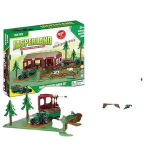 Ensemble de jouets de <span class=keywords><strong>ferme</strong></span> <span class=keywords><strong>avec</strong></span> <span class=keywords><strong>tracteur</strong></span> <span class=keywords><strong>et</strong></span> <span class=keywords><strong>animaux</strong></span> de la série « <span class=keywords><strong>Ferme</strong></span> à faire semblant » <span class=keywords><strong>avec</strong></span> 102 pièces en plastique - Product Image 1