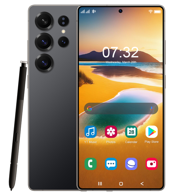 Flagship 5G Smartphone Dual SIM Android Smartphone 7.3 Inch Face Unlock 144Hz Refresh Rate Global Wireless Charging Capabilities