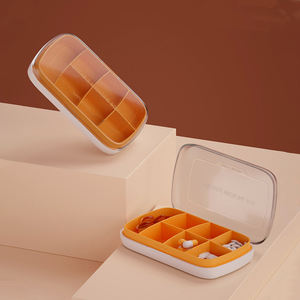 <span class=keywords><strong>Pilulier</strong></span> en plastique personnalisé 7 jours nouveau style boîte à pilules de médecine à 4 compartiments pour les entreprises - Product Image 5