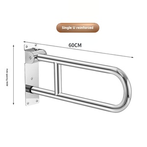 Hàng rào miễn phí hình chữ U SUS304 phòng tắm an toàn lan can nhà vệ sinh lấy thanh hành lang tàn tật giúp chống trượt lan can - Product Image 6