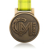 Personalized Zinc Alloy Sports 3D Half Marathon Medals Laser Engraving Polished Finish Custom Logo UV Printing Durable Small MOQ