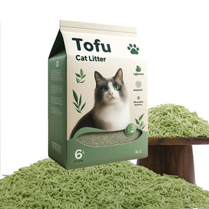 Litière pour chat biodégradable sans poussière, sable agglomérant, litière pour chat au tofu, premium, divers parfums - Product Image 1