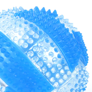 Juguete Interactivo para Mascotas de Voleibol Transparente de TPR de 7.5 cm para Jugar en Interiores o Exteriores - Product Image 2