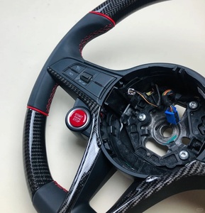 Volant modifié en fibre de carbone, cuir Alcantara avec indicateur LED pour Alfa Romeo Giulia Stelvio - Product Image 5