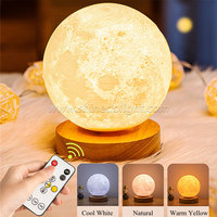 Lampe de table créative lune pour chambre chevet salon lampes de table atmosphère luxe chambre décor chambre lampe de nuit