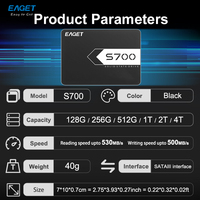 EAGET-Disque dur interne pour ordinateur portable, 128 go/256 go/512 go/1t/2t/4t, vente en gros OEM