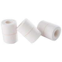 Bandage Cohésif Élastique en Coton Lourd EAB, Doux pour la Peau, Soutien Musculaire, Colle au Zinc, Ligne Jaune, Fil Jaune, Résistant à la Déchirure