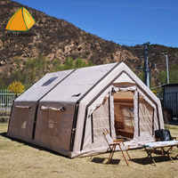Tente de camping gonflable imperméable, coupe-vent, anti-moustiques, de haute qualité, pour plusieurs familles, idéale pour le jardin extérieur – Nouvelle arrivée en gros