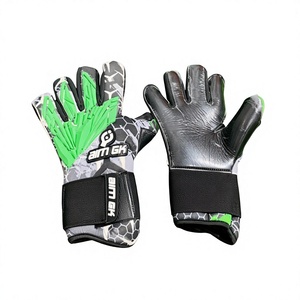 Gants de gardien de but allemands en PU de 4 mm avec fermeture éclair, protection des doigts et du pouce, Giga Grip, unisexes - Product Image 5