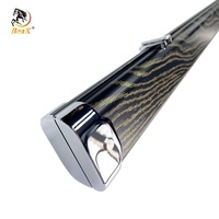 Étui de transport pour queue de billard/snooker BenX multi-couleurs, en aluminium, une seule pièce, droite, pour queue de billard