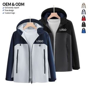 New Arrival Custom Wholesale Top Quality Outdoor Waterproof Wear Outdoor Hiking <b>Men</b> Stretch Shell <b>Rain</b> Windbreak <b>Jacket</b> - Product Image 1