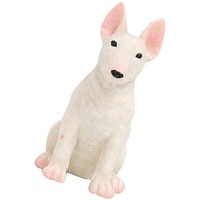Statue miniature de chien en résine, artisanat miniature, sculpture en résine, figurine de bull terrier