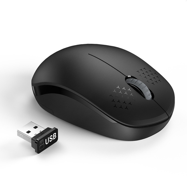 Portable Mini Mute Mouse Noiseless Laptop Silent Computer Mouse 2.4GHz Wireless Mouse Desktop Notebook PC Mouse