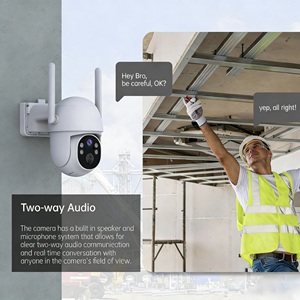 FREE 4G Data -Tuya 2K Outdoor Speed Dome <strong>IP</strong> <strong>Camera</strong> H.265 CMOS Waterproof IP66 Wide Angle Humanoid Tracking Two-Way Audio Solar - Product Image 4