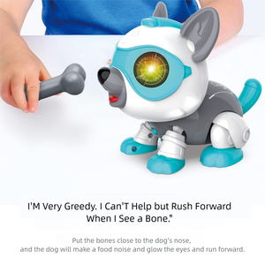 Juguete robótico interactivo para perros cachorros, juguete de plástico electrónico con batería 1:5 para niños, juguete interactivo de baile - Product Image 4