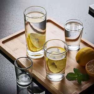 كؤوس زجاجية صغيرة مخصصة بشعار مطبوع أو محفور، كؤوس شوت شفافة سعة 2 أونصة مع قاعدة ثقيلة للزفاف - Product Image 6