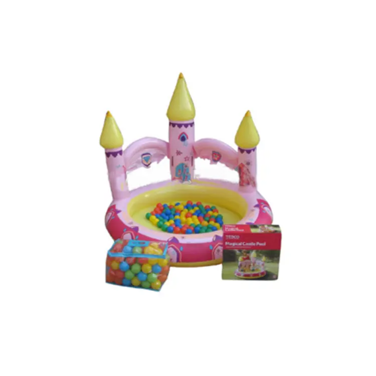 Piscina inflável de princesa p & d para crianças