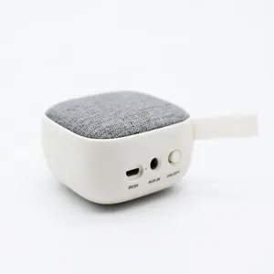 Factory High Quality 3W Music HiFi Super Bass Sound Wireless BT End Portable True Wireless Fabric Mini Speaker