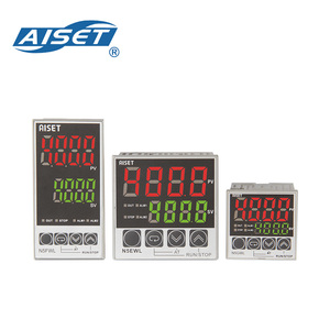 AISET N5G/E/FWL เทอร์โมสตัทอุตสาหกรรมความแม่นยำสูง ควบคุมอุณหภูมิแบบอัจฉริยะด้วย PID พร้อมรีเลย์/SSR  ช่องสัญญาณเอาต์พุตคู่แบบ <span class=keywords><strong>Aarm</strong></span> - Product Image 1
