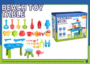 Jouet de table à <span class=keywords><strong>eau</strong></span> à 3 couches-Centre de <span class=keywords><strong>jeu</strong></span> <span class=keywords><strong>d</strong></span>'<span class=keywords><strong>eau</strong></span> de sable à plusieurs niveaux pour les enfants Summer Beach Backyard Sensory Fun Experience Activity Toy - Product Image 6